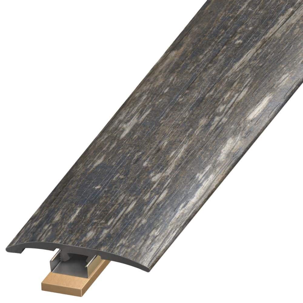 Carbon 1/4 in. Thick x 2 in. Width x 94 in. Length 3-in-1 T-Mold, Reducer, and End Cap Vinyl Molding price history on PriceWatchPro