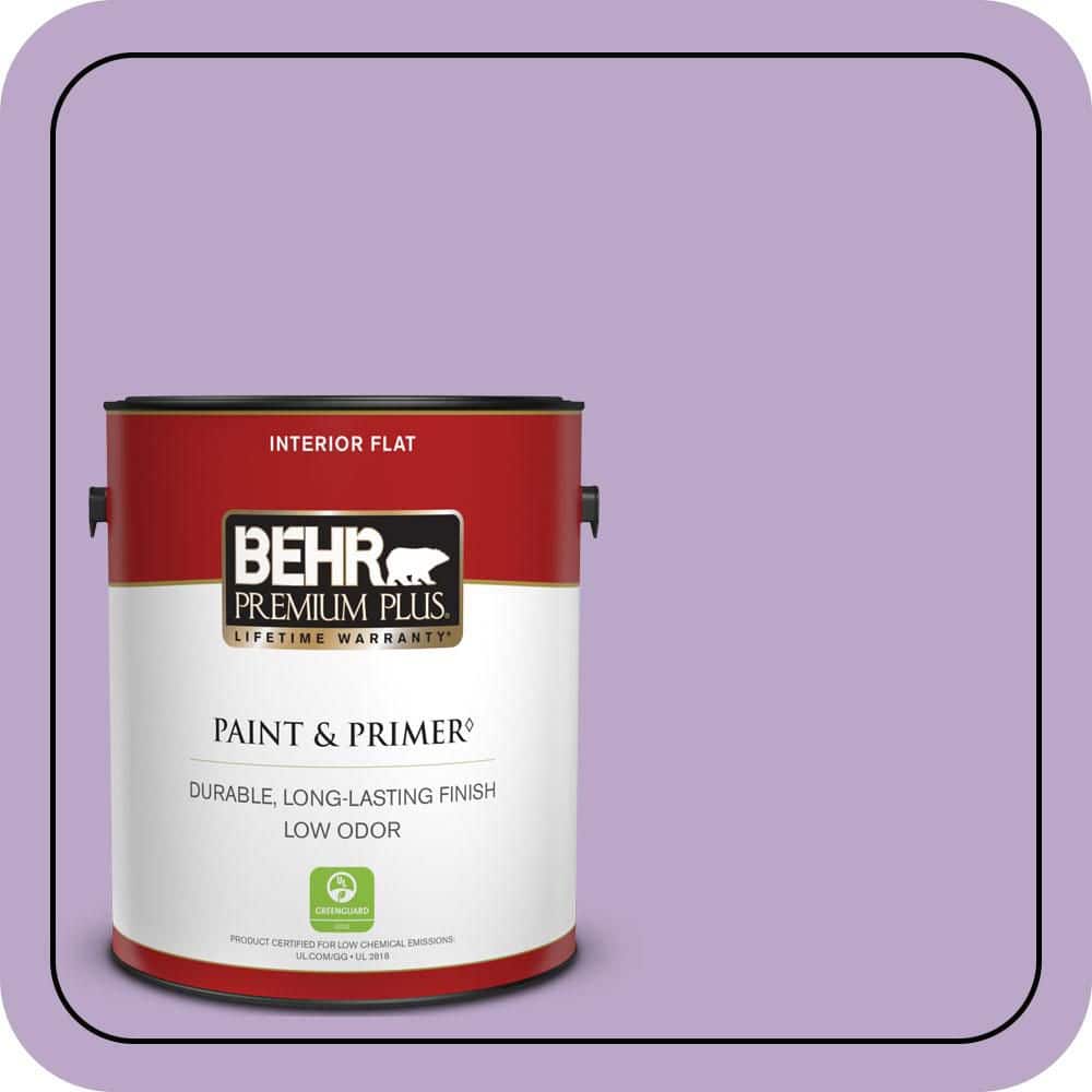 1 gal. #M570-4 Cyber Grape Flat Low Odor Interior Paint & Primer price history on PriceWatchPro