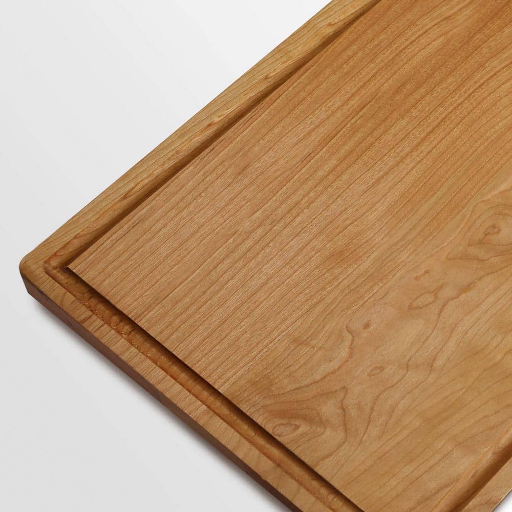 Cherry Rectangular Cutting Board with Juice Groove