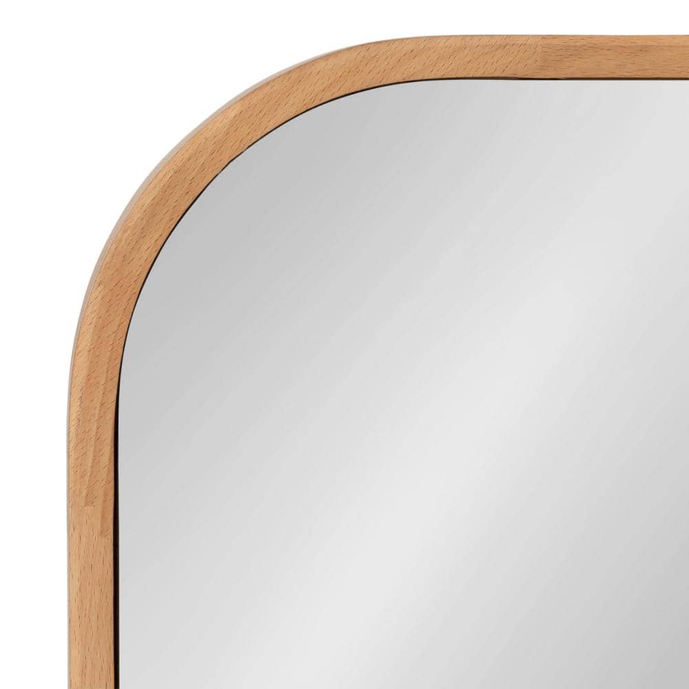 Nordlund Solid Beechwood Full-Length Arch Wall Mirror in Rustic Brown