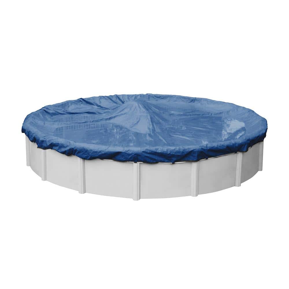 Robelle Pro-Select 18 ft. Round Blue Solid Above Ground Winter Pool Cover  4918-4 The Home Depot