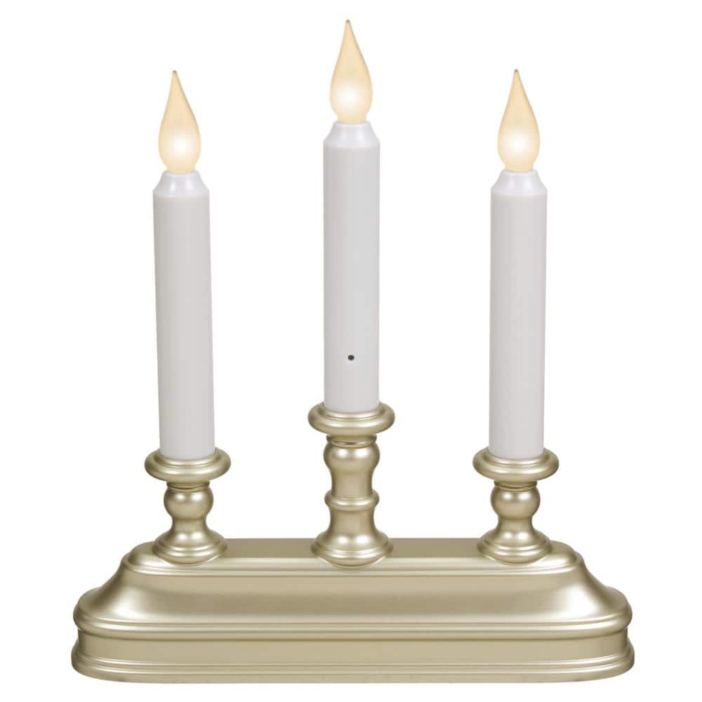 White LED Flameless Window Candle with Dusk to Dawn Sensor