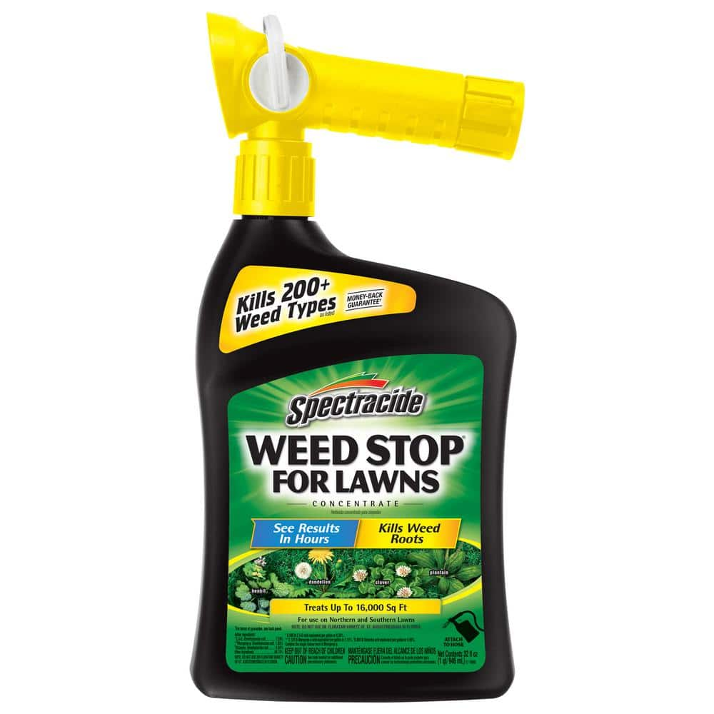 Spectracide Weed Stop 32 oz. Ready-to-Spray Concentrate for Lawns HG ...