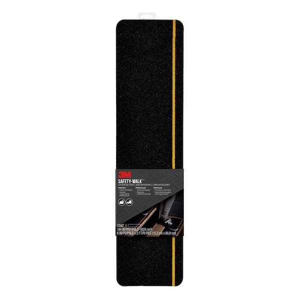 3M 6 in. x 2 ft. Safety Walk Slip Resistant Step and Reflective Tread