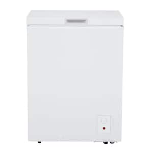 5.0 cu ft Manual Defrost Chest Freezer in White