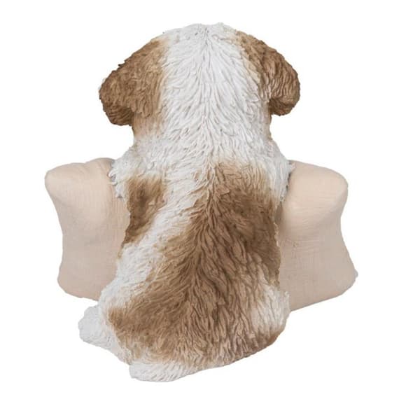 HI-LINE GIFT LTD. Brown and White Shih Tzu with Welcome Sign