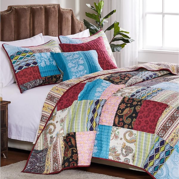 Greenland Home Fashions Bohemian Dream 5-Piece Full/Queen Bonus Set