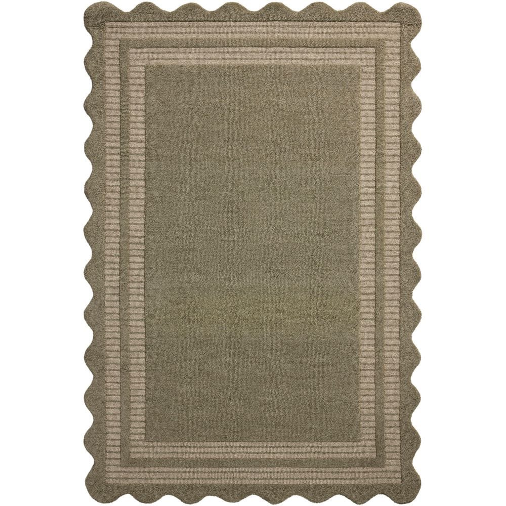 Chris Love Julia Scottie Olive / Pebble 9 ft. 3 in. x 13 ft. Transitional Area Rug price history on PriceWatchPro