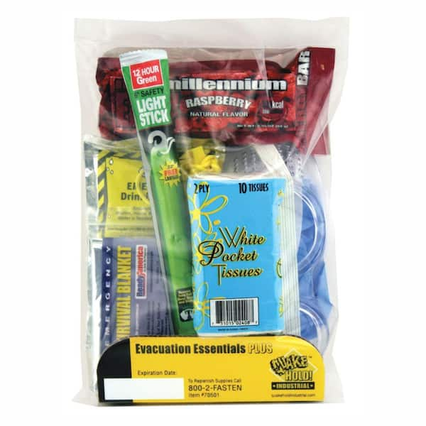 QuakeHOLD! Evacuation Essentials Plus Kit