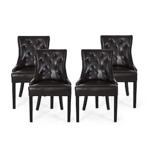 Hayden Brown Upholstered Dining Chairs (Set of 4)