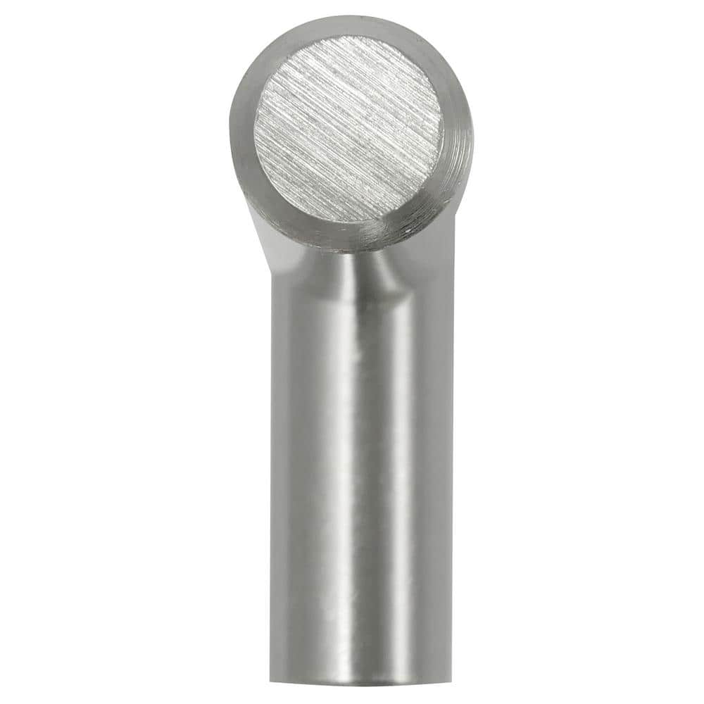Melrose Brushed Nickel Cylindrical Bar Pull with Mounting Hardware