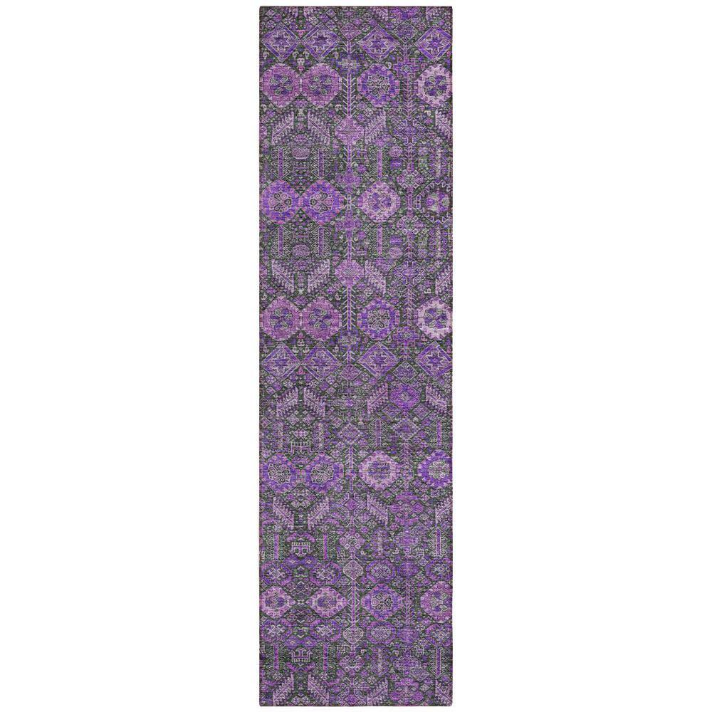 Purple and Green 2 ft. x 8 ft. Woven Floral Runner Indoor/Outdoor Area Rug price history on PriceWatchPro