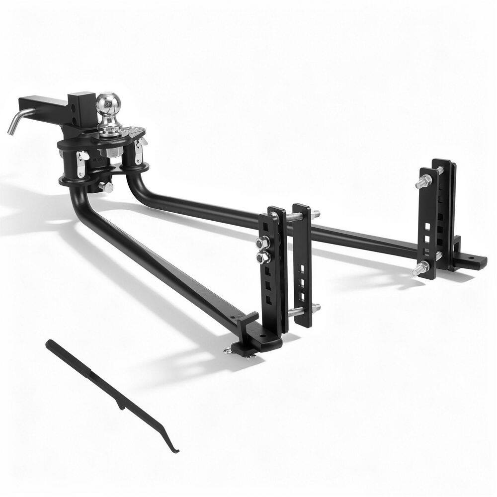 Weight Distribution Hitch, 14000lbs. Max Towing & 1400lbs. Max Tongue, Weight Distributing Hitches Kit with Sway Control price history on PriceWatchPro