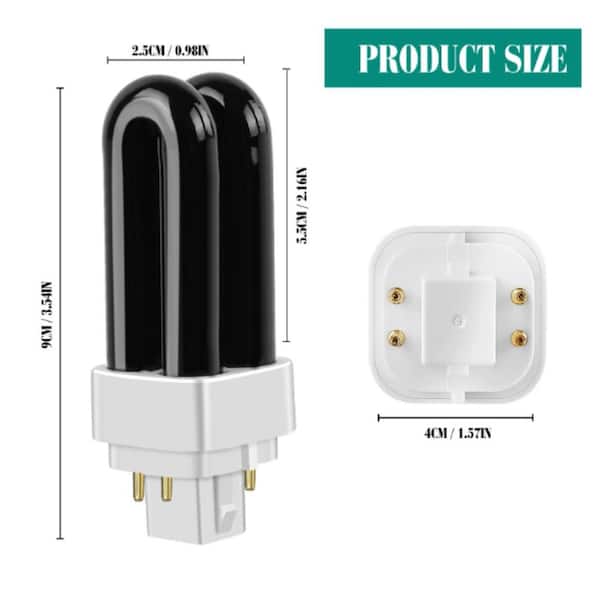 ITOPFOX Indoor/Outdoor 41050-R 7-Watt Ultra-Violet Bug Killer Trap