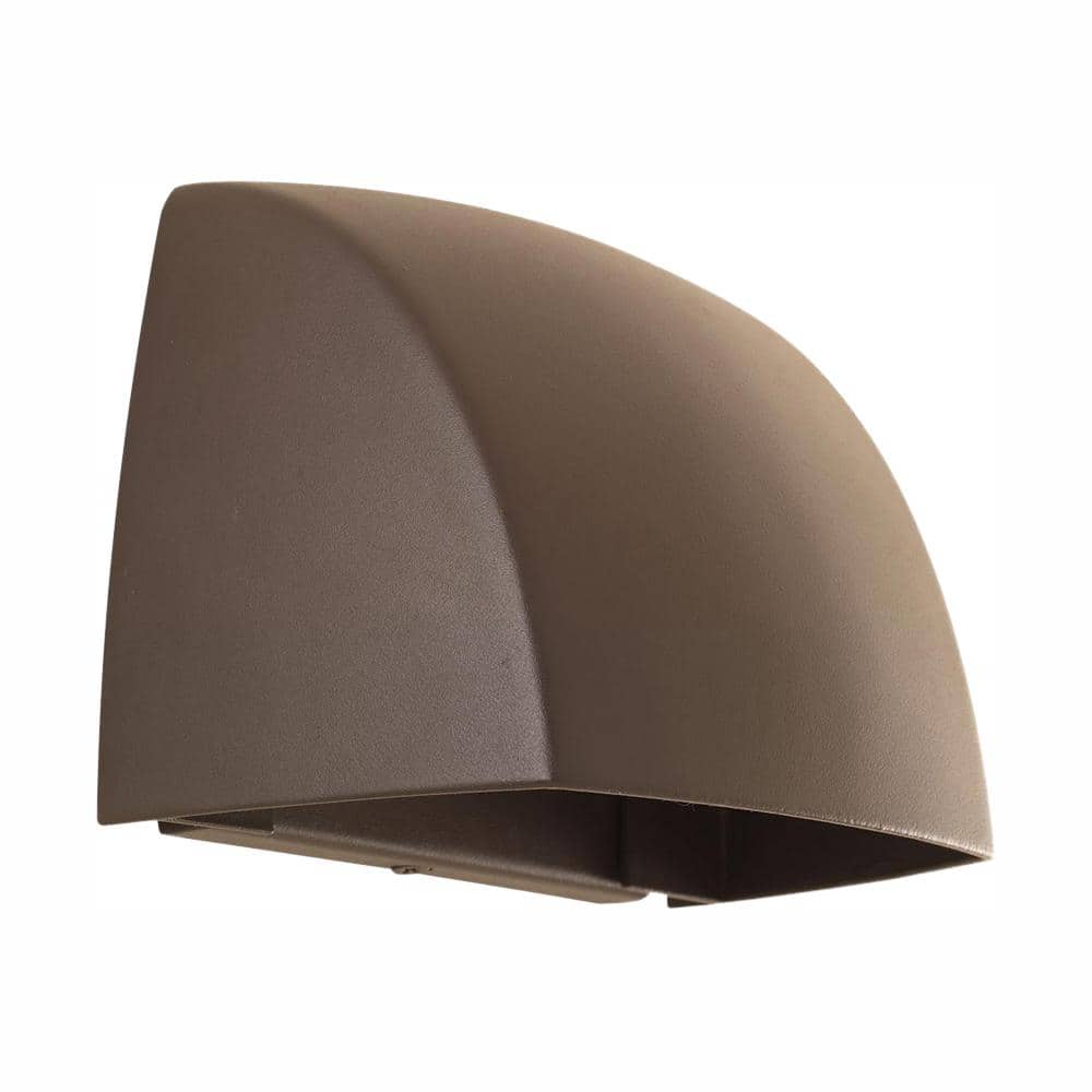 Antique Bronze 5.25" Aluminum Outdoor LED Wall Sconce