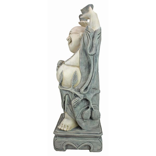 Design Toscano 25 in. H Jolly Hotei Buddha Statue KY356 - The Home