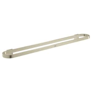Selection 24 in. Wall Mounted Towel Bar in Brushed Nickel