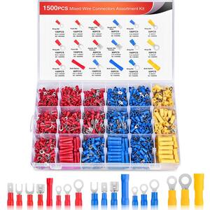Automotive Crimping Tool Belva BKIT150 158 Piece Connector Kit With Crimping Tool Car Electrical Wiring Repair
