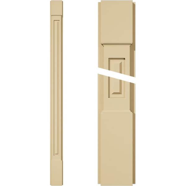 Ekena Millwork 2 in. D x 5 in. W x 72 in. L Primed Polyurethane Pilaster 1- Pack
