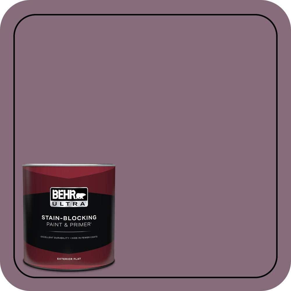 1 qt. #S110-6 Plum Royale Flat Exterior Paint & Primer price history on PriceWatchPro