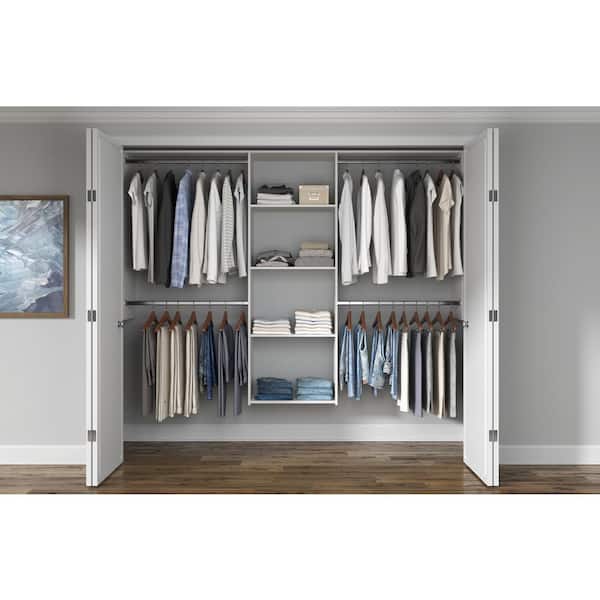 Household Essentials Wide Closet Organizer Linen Drawers, 2 Pack - Black
