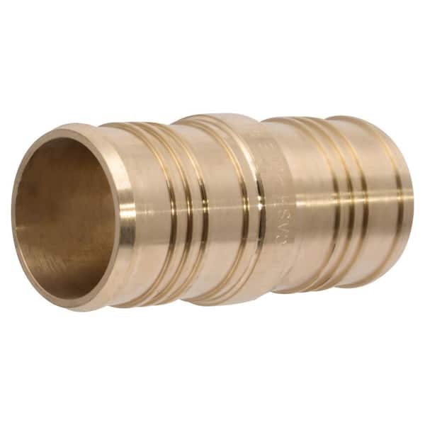 2-in PEX Barb Brass Coupling Fitting