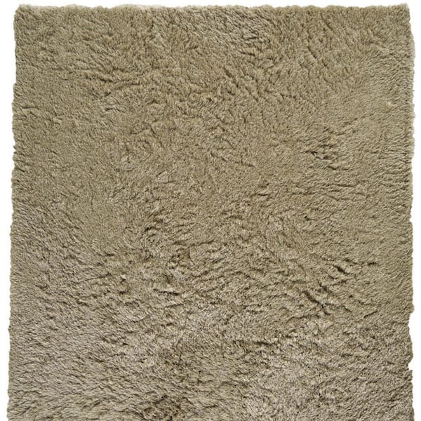 5 X 8 Tan Solid Color Area Rug
