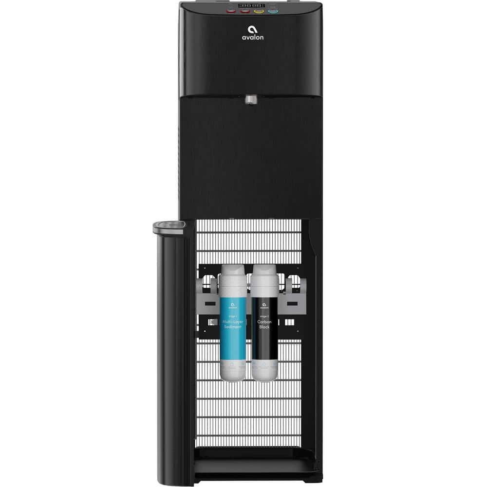 Avalon Black Stainless Steel Bottleless Water Cooler with Digital Display