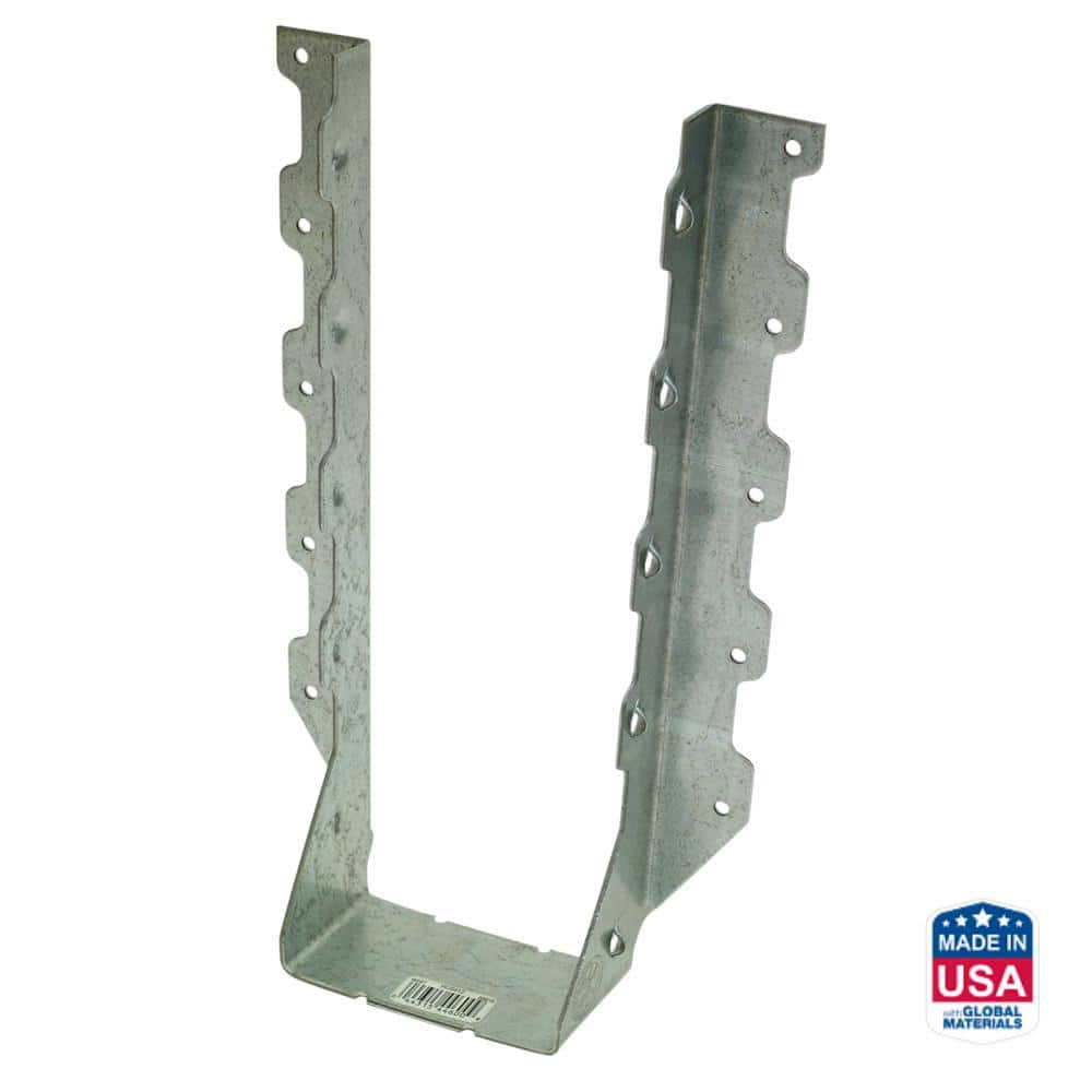 UPC 044315446009 product image for HUS Galvanized Face-Mount Joist Hanger for 4x12 Nominal Lumber | upcitemdb.com