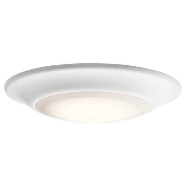 KICHLER Downlight Gen II 7.5 in. White 2700K Integrated LED Flush Mount Ceiling Light
