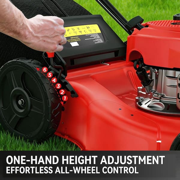 PowerSmart 21 in. 144cc OHV 4-stroke engine 3-in-1 Gas Push Lawn