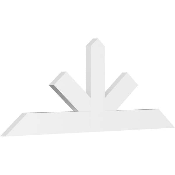 Ekena Millwork Saratoga 72 in. W x 27 in. H x 2 in. D Signature Polyurethane Bracket