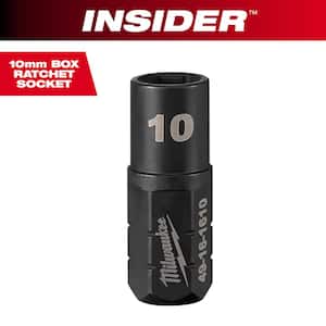 INSIDER Box Ratchet Impact Socket 6 Point 10 mm