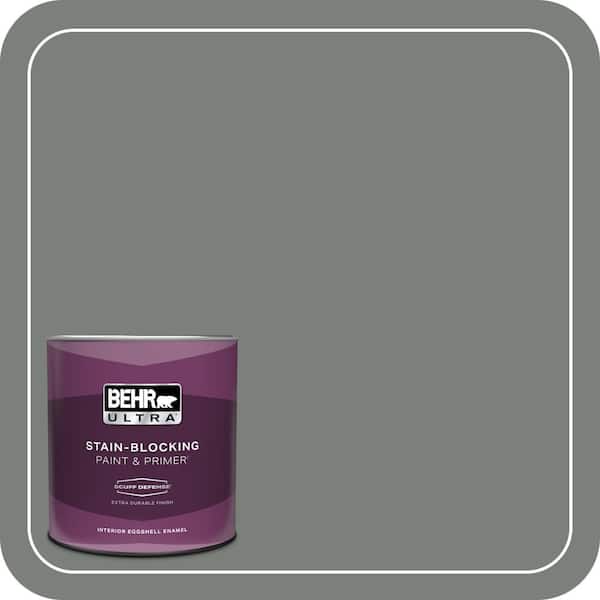 BEHR ULTRA 1 qt. #MQ6-20 Coastal Storm Extra Durable Eggshell Enamel Interior Paint & Primer