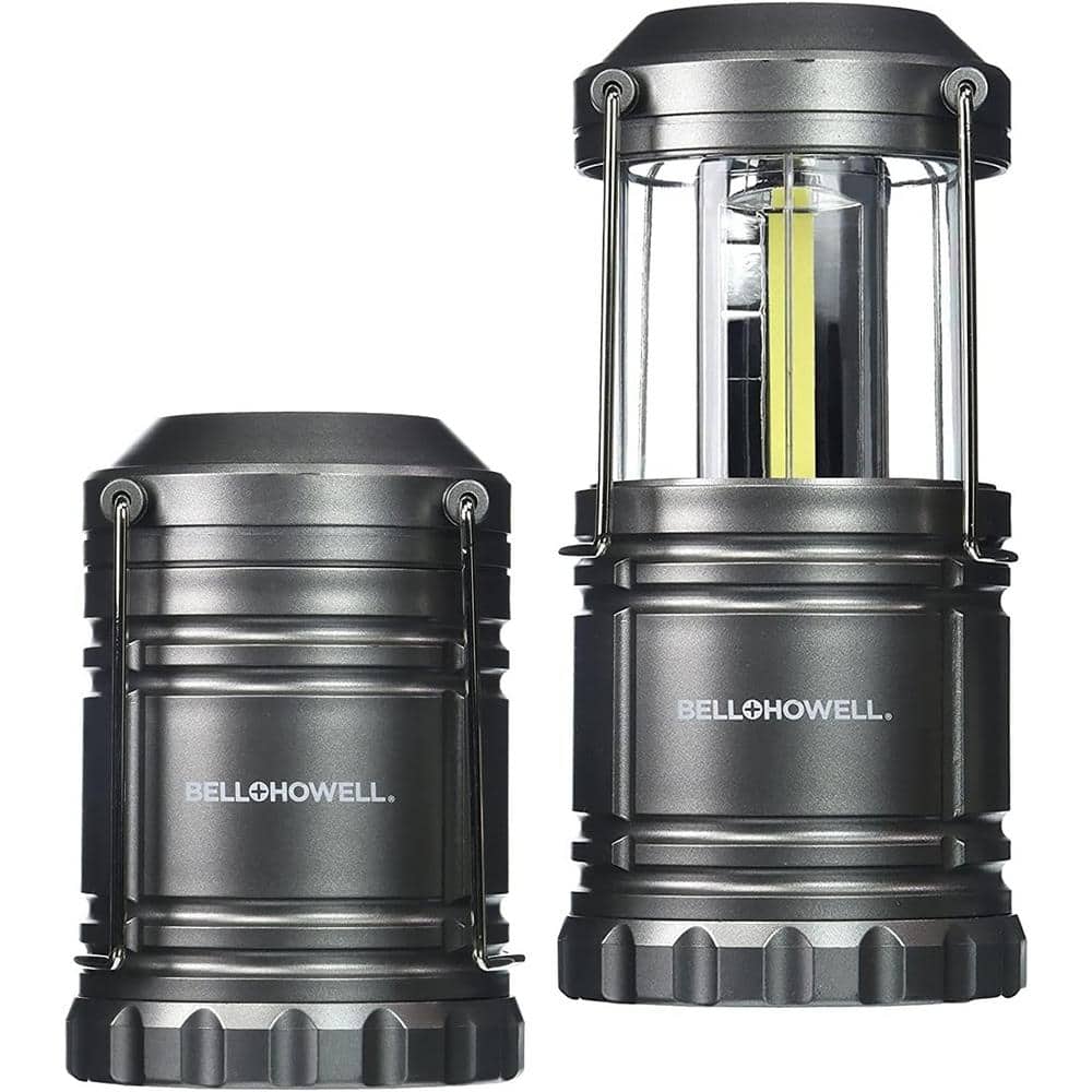 Gray Compact Tactical LED Lantern with Magnetic Base