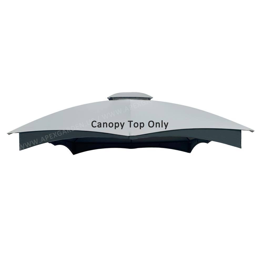 10 ft. x 12 ft. Massillon/Turnberry Gazebo Replacement Canopy Top in Grey price history on PriceWatchPro