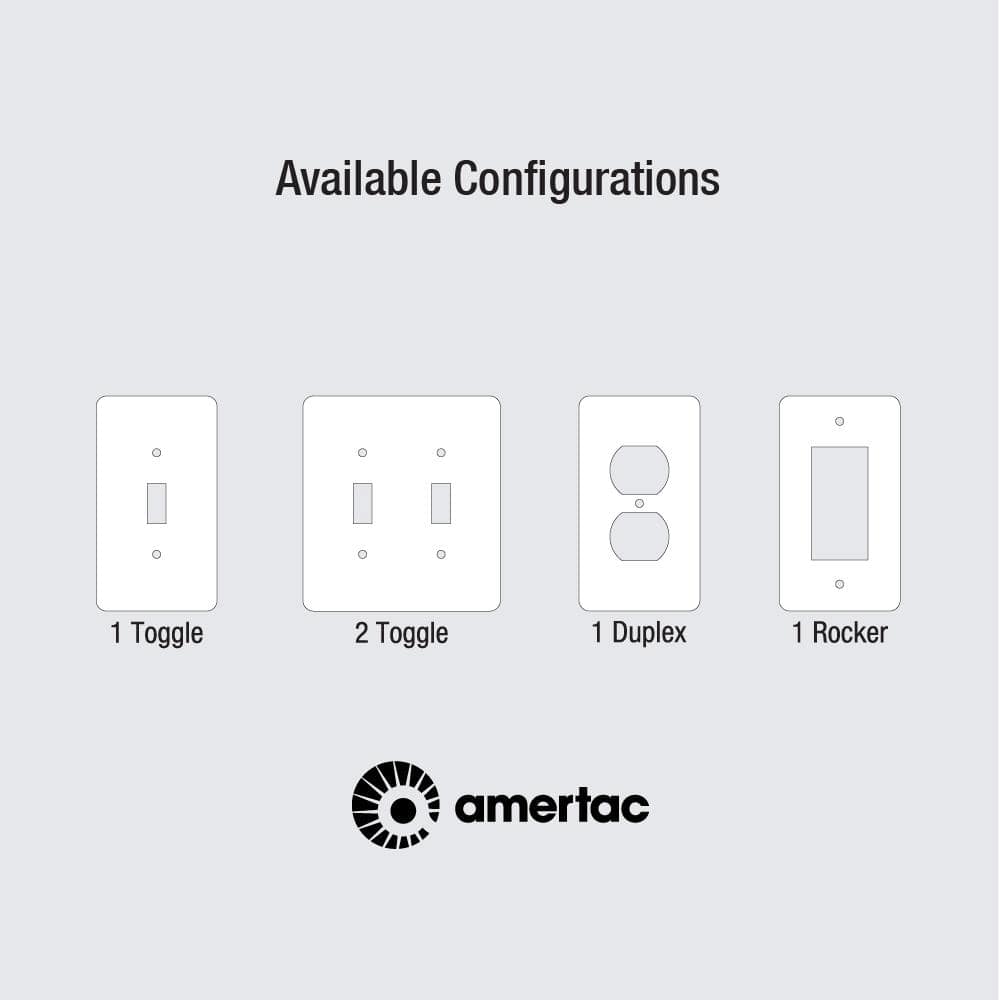 White Composite Single Rocker Decorative Wall Plate