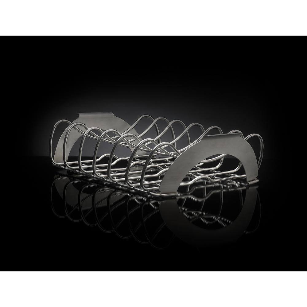 Stainless Steel Rib and Roast Rack with Handles