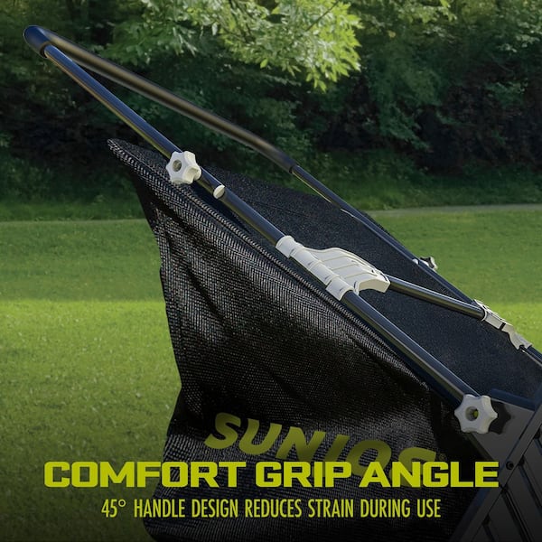 Sun Joe 21 in. 2.9 cu. ft. Capacity Manual Leaf and Lawn Sweeper
