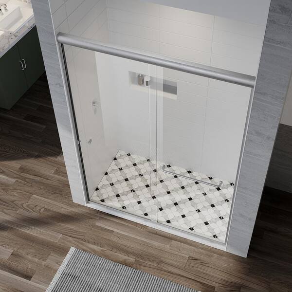 UNIKOO UKD07 56 to 60 in. W x 72 in. H Double Sliding Semi