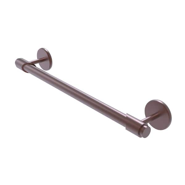 Allied Brass Tribecca Collection 30 in. Wall Mounted Single Towel Bar in Antique Copper