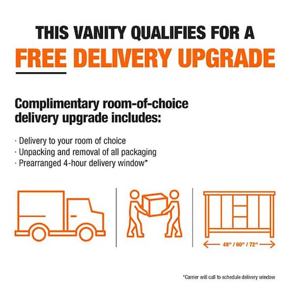 Grayson 61 in. Double Sink Gray Bath Vanity with White Marble Top (Assembled)