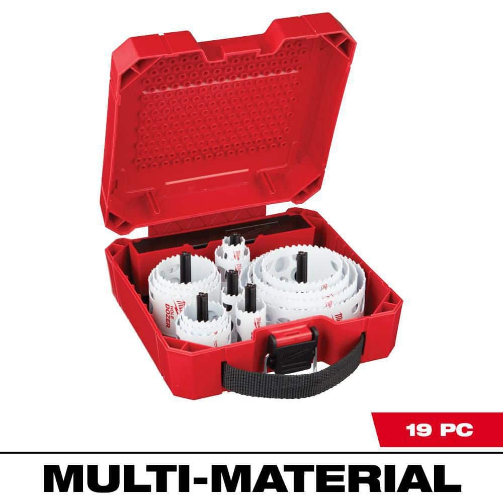 Milwaukee Hole Dozer Electricians Bi-Metal Hole Saw Set (19-Piece