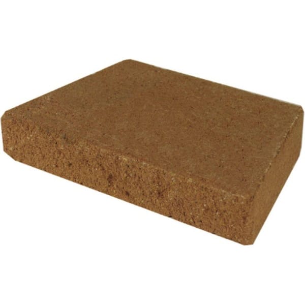 Unbranded 12 in. x 7-1/2 in. Red Retaining Wall Cap