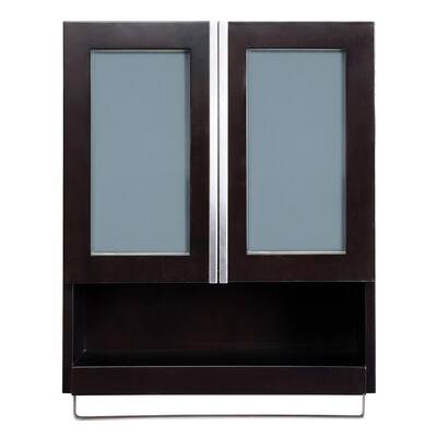 Espresso - Bathroom Wall Cabinets - Bathroom Cabinets - The Home Depot