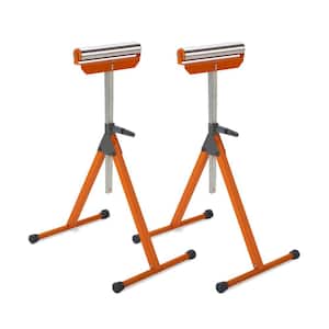 Steel A-Frame Pedestal Roller Stand (2-Pack)
