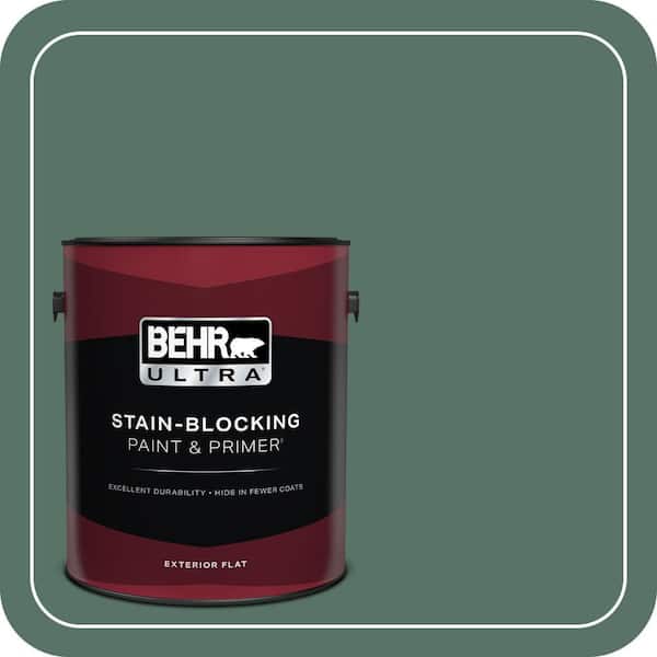 BEHR ULTRA 1 gal. #470F-6 Hilltop Flat Exterior Paint & Primer