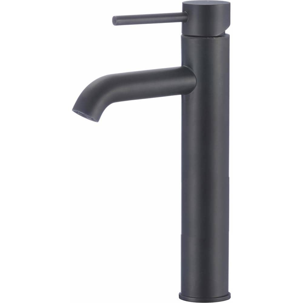 Katrina Single Handle Vessel Sink Faucet in Black 16GS-28794