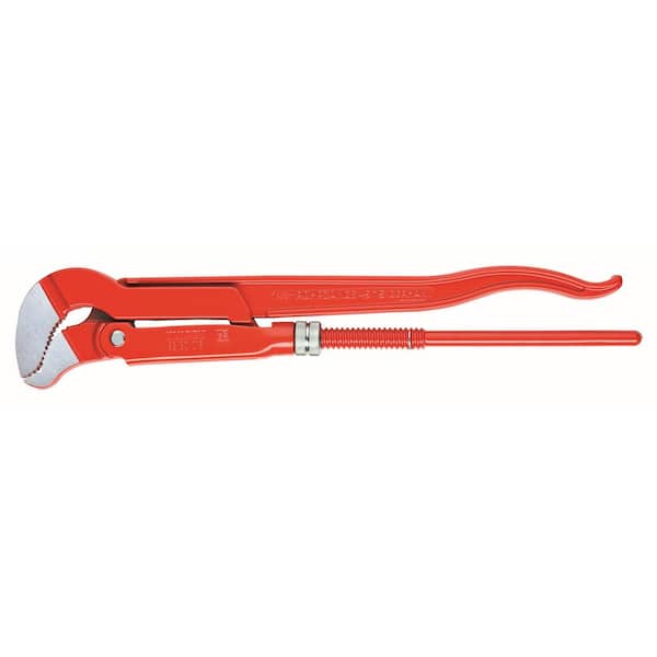 KNIPEX 17 in. Swedish Pipe Wrench with S-Shape Jaw