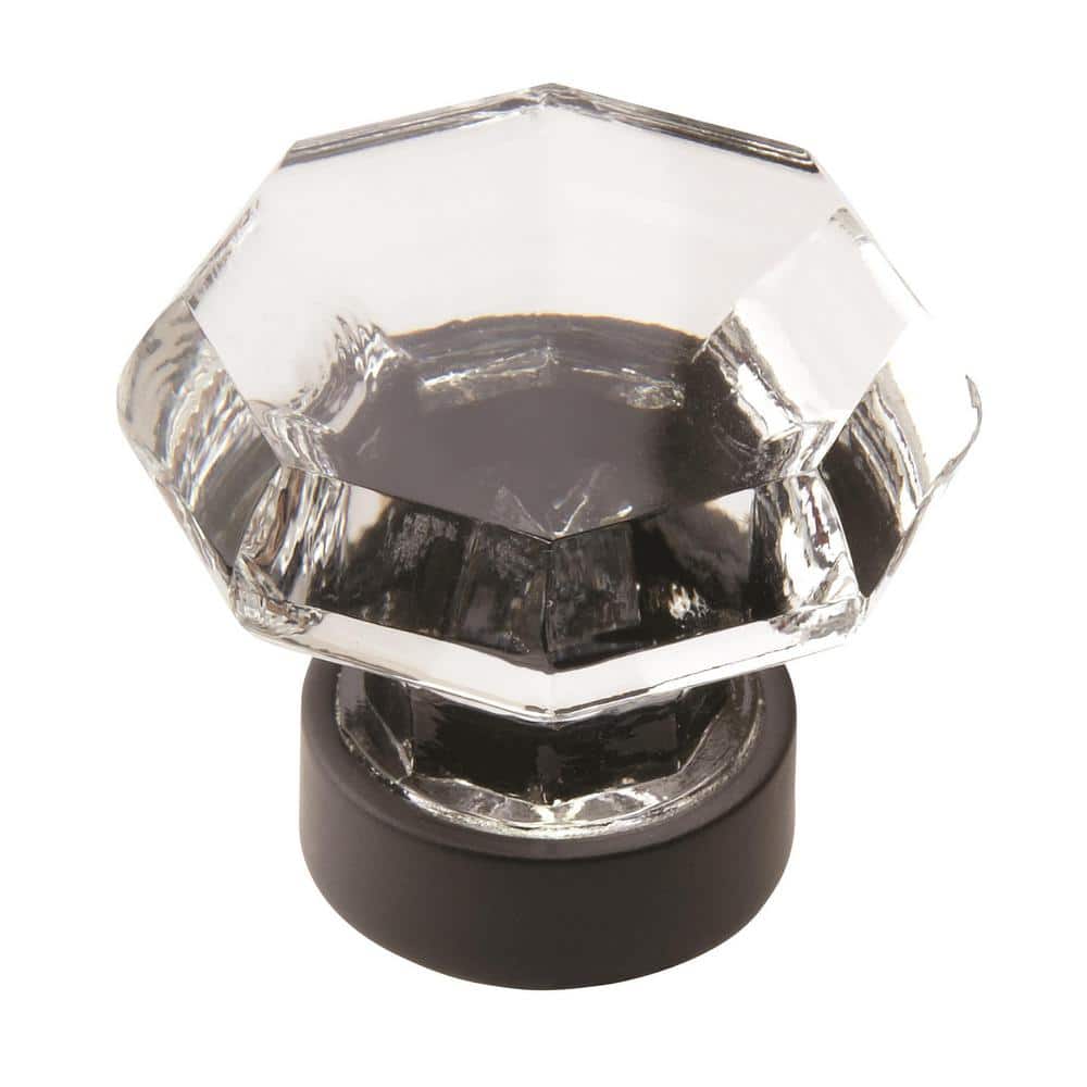 Traditional Classics 1-5/16 in. (33mm) Traditional Clear/Black Bronze Geome